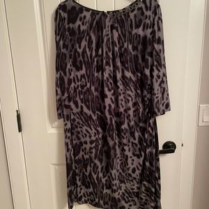 Animal print dress